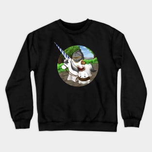 Kawaii Ghosts - Knight and his Squire Crewneck Sweatshirt